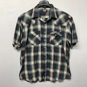 Youngbloods Authentic Western Short Sleeve Shirt Men Size XL X-Large B346 -22